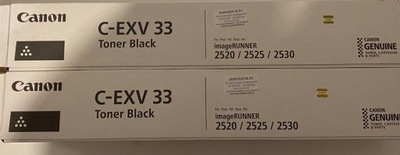 CANON TONER 33 C-EXV33 BLACK ORYGINAŁ PUSTY