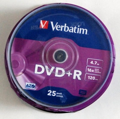 Płyta DVD Verbatim DVDR 4,7 GB 25 szt.