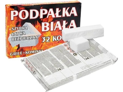 PODPAŁKA DO GRILA BIAŁA 32 KOSTKI