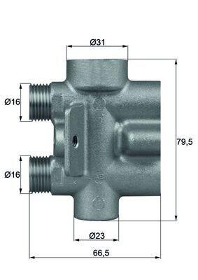 MAHLE TO 9 75 TERMOSTAT, CHLODZENIE ALYVOS 