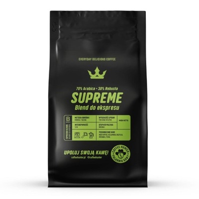 Espresso Supreme KAWA ZIARNISTA świeżo palona - gramatura: 250 g