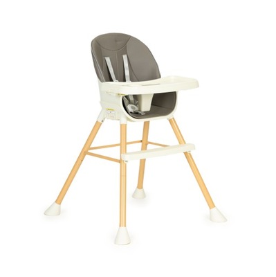 Fotelik krzesełko fotel do karmienia dzieci 2w1 krzesło karmienie wysokie