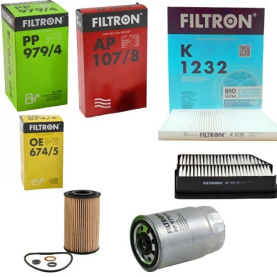 Комплект фільтрів filtron do hyundai i40 1.7 crdi фото №1