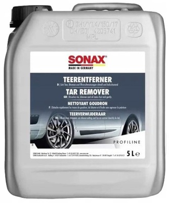 SONAX TAR REMOVER DO USUWANIA SMOŁY ŻYWICY - 5L