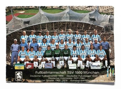 STARA POCZTÓWKA TSV 1860 MUNCHEN 1995