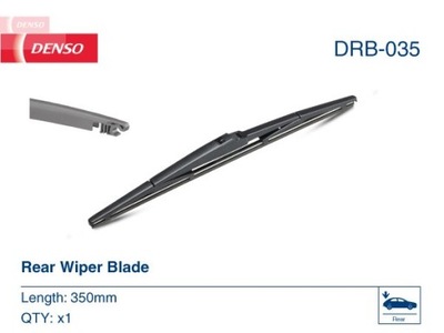 DENSO DRB-035 LIMPIAPARABRISAS ESCOBILLAS PARTE TRASERA  