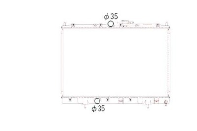 Nrf радіатор води mitsubishi montero io 1.8 gdi фото №1