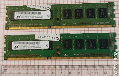 2 x 2GB PC3-10600U / 3291D