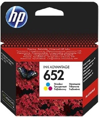 Wkład HP HP 652 Tricolor F6V24AE