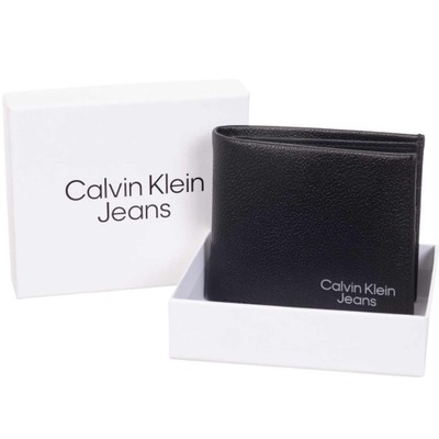 CALVIN KLEIN PORTFEL MĘSKI MICRO PEBBLE BLACK