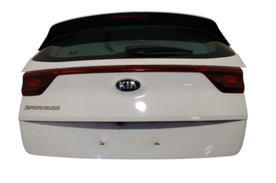 Kia sportage iv 4 кришка багажника багажника білий фото №1