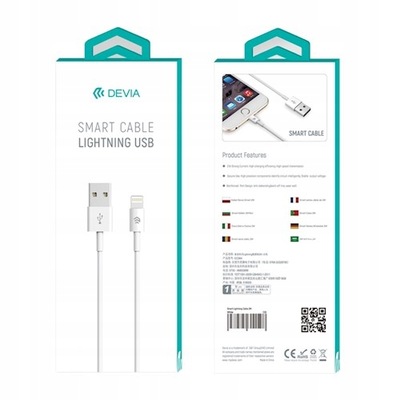 Kabel USB SMART Przewód do iPhone 2.1A