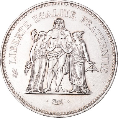 Moneta, Francja, Hercule, 50 Francs, 1976, Paris,