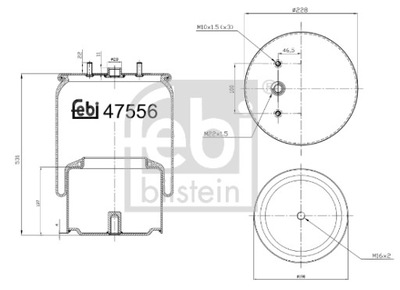 ЧЕХОЛ КОНДИЦИОНЕР FEBI PLUS 47556