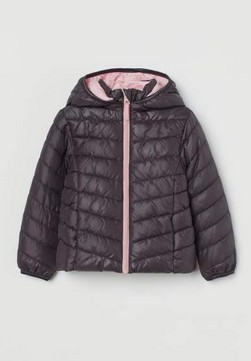 H&M Watowana pikowana kurtka lekka wiosna 2-3 l 98 M22