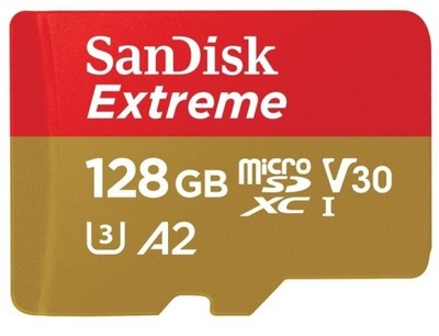 SANDISK EXTREME microSDXC 128GB 190/90MB/s A2 V30