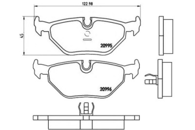 Тормозная колодка тормозной комплект . фото №1