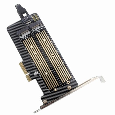 Podwójny adapter PCIe na M.2 M.2