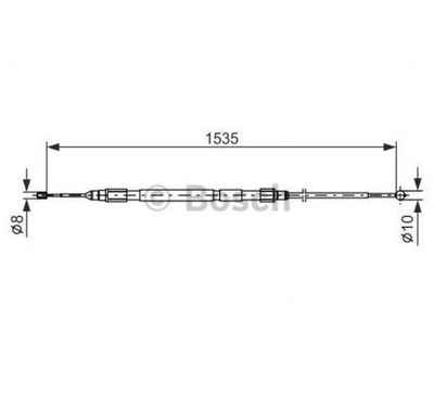 BOSCH CABLE FRENOS 1 987 477 950  