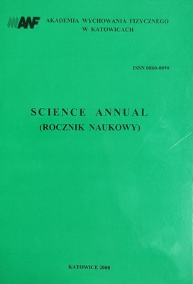 Science annual / Rocznik naukowy/