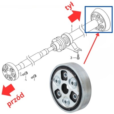 Шарнір гнучкий вала skoda octavia ii superb фото №1