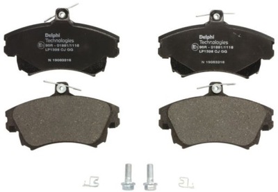 PADS BRAKE DELPHI FRONT LP1398 VOLVO V40  