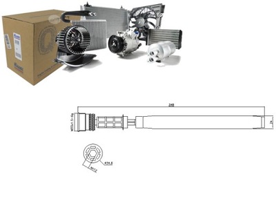 NISSENS DESHUMECTADOR DE ACONDICIONADOR 8FT351193381 1375009  