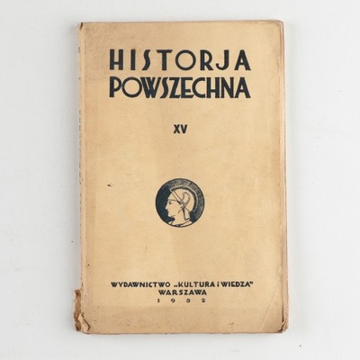 Historia Powszechna, H. Mościcki, J. Cynarski,1932