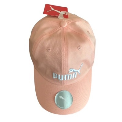 Puma Ess morelowa czapka z daszkiem damska z logo