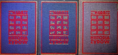 Historja Żydów Tom 1 do 3 Heinrich Graetz