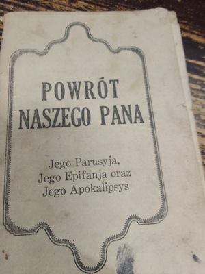 POWRÓT NASZEGO PANA 1925