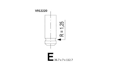 BGA VALVE INTAKE PSA  