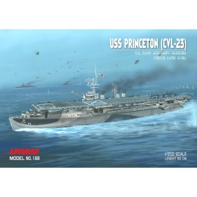 Lotniskowiec USS Princeton, 1:200 Angraf Model