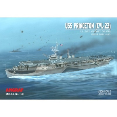 Lotniskowiec USS Princeton, 1:200 Angraf Model