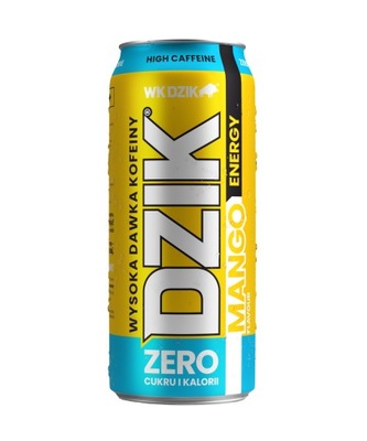 Napój energetyczny Energetyk DZIK ENERGY Drink MANGO 0kcal 500 ML