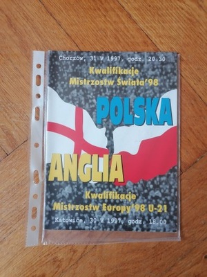 PROGRAM POLSKA-ANGLIA 31.05.1997 R