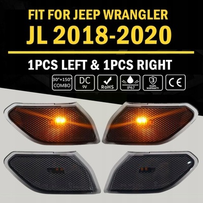 PARA JEEP WRANGLER JL 2018 2019 2020 DYM POWLOKI/PR  