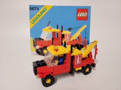 6674 Lego Town Legoland Holownik z instrukcją 1988 uz