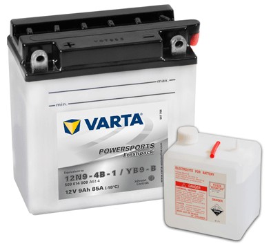 BATERÍA 9AH/85A 12V L+ MOTOCYKLE YB9B 12N9-4B-1  