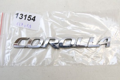 LOGO EMBLEM SIGN INSCIPTION BOOTLID REAR ORIGINAL TOYOTA COROLLA X 10 E14 E15  