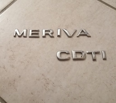 NAPIS EMBLEMAT NA KLAPĘ OPEL MERIVA CDTI