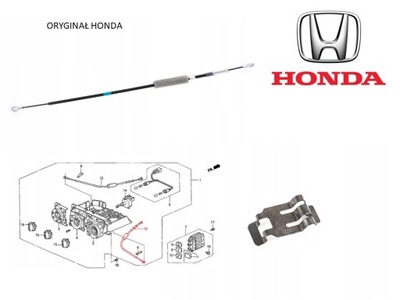 SOPORTE ABRAZADERA CABLES DE VENTILACIÓN DE CALENTAMIENTO HONDA CIVIC VII 2001-2005 ORIGINAL  