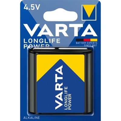 BATERIA VARTA LONGLIFE 3R12 3LR12 4.5V ALKAICZNA