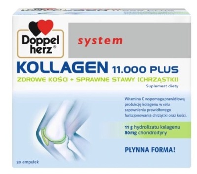 Doppelherz System Kollagen 11.000 Plus, 30 ampułek x 25 ml