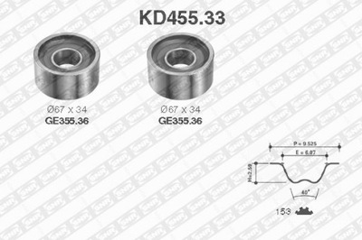 КОМПЛЕКТНЫЙ ГРМ SNR KD455.33 KD45533