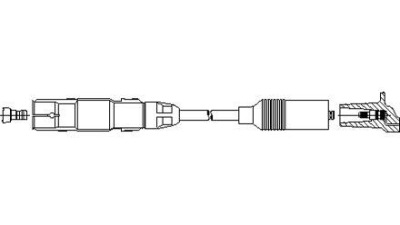 Шланг запалювання bremi 731/80 ford фото №1