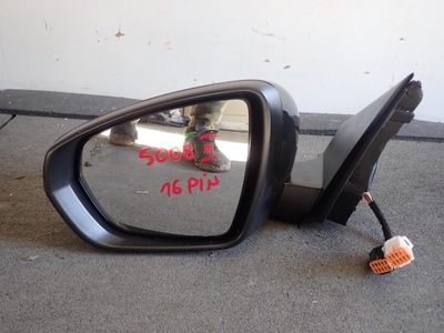 Зеркало левая peugeot 3008 5008 ii 2016- 16pin фото №1