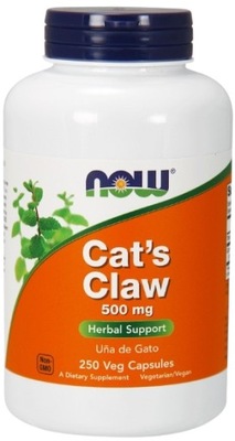 NOW FOODS Cat's Claw Extract 500 mg koci pazur 250 kaps.