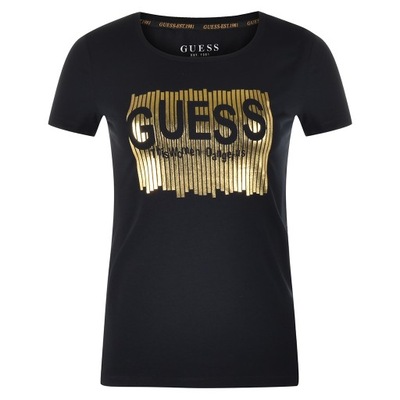 T-shirt Damski GUESS Logo W2RI00 J1311 Czarny