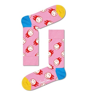 Skarpetki Happy Socks Flaming Smiley r. 36-40